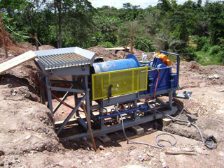 Gold Recovery IGR 1000 Plant in the field Gold Recovery IGR 1000 Plant in the field